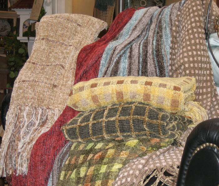 Throws by Textillery Weavers